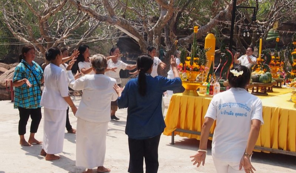 งานนมัสการพระพุทธบาทบัวบก อำเภอบ้านผือ