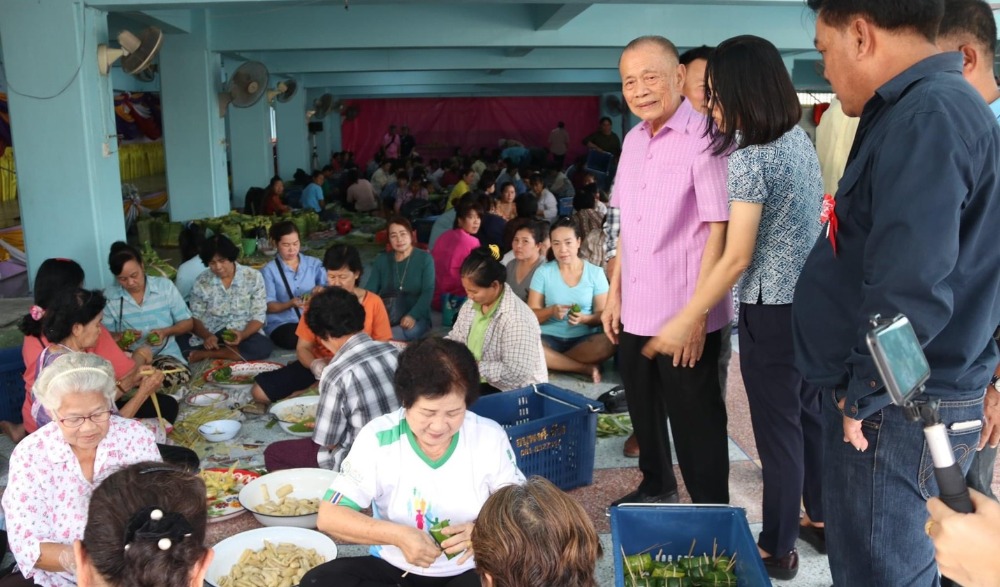 ประเพณีห่อข้าวต้มมัด บวงสรวงพระวิญญาณองค์สมเด็จพระเจ้าตากสินมหาราช