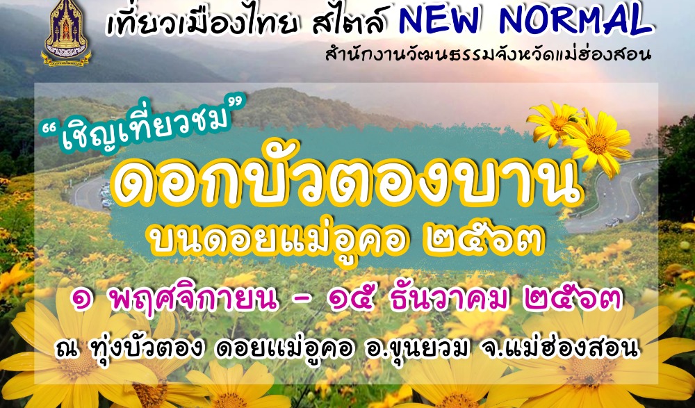 เทศกาลดอกบัวตองบานบนดอยแม่อูคอ ประจำปี ๒๕๖๓