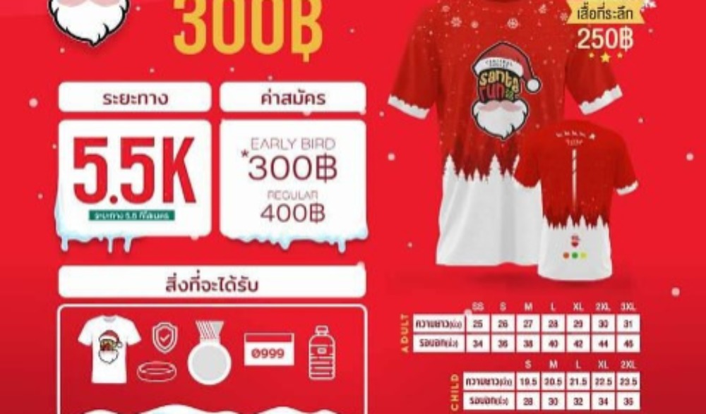วิ่งส่งท้ายปี ต้อนรับความสุข ปี 2021
