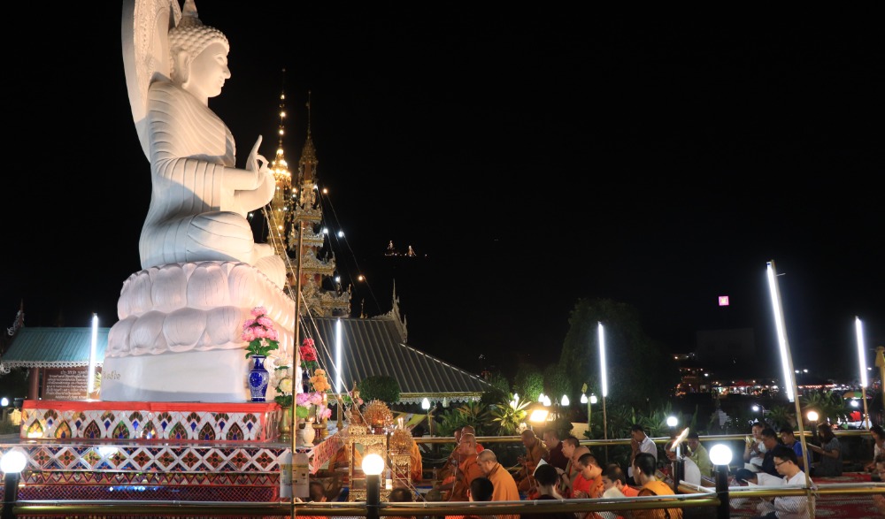"สวดมนต์ข้ามปี ถวายพระราชกุศล เสริมสิริมงคลทั่วไทย พ.ศ.๒๕๖๔"  จังหวัดแม่ฮ่องสอน