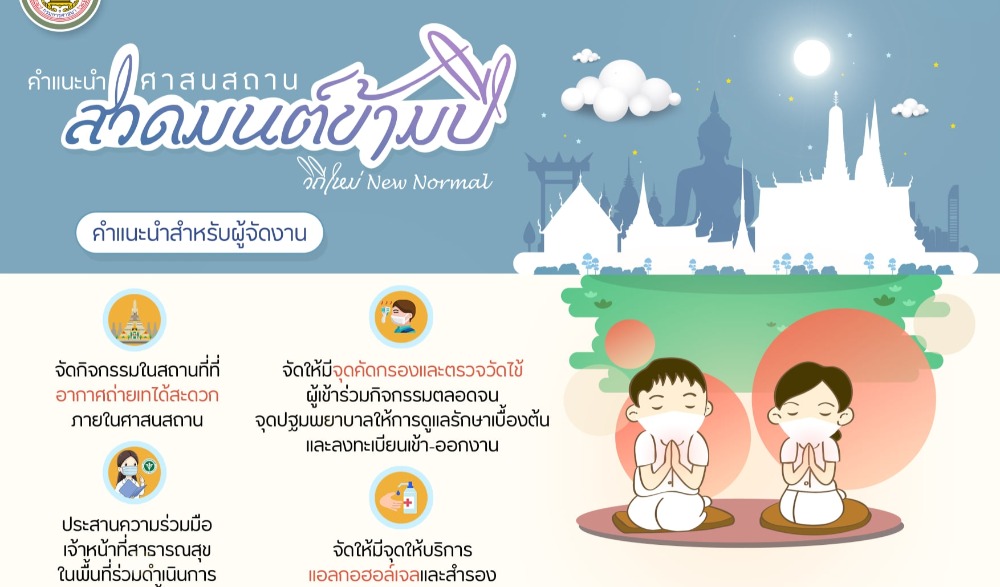 สวดมนต์ข้ามปีถวายพระราชกุศล เสริมสิริมงคลทั่วไทย ต้อนรับปีใหม่ พ.ศ. ๒๕๖๔