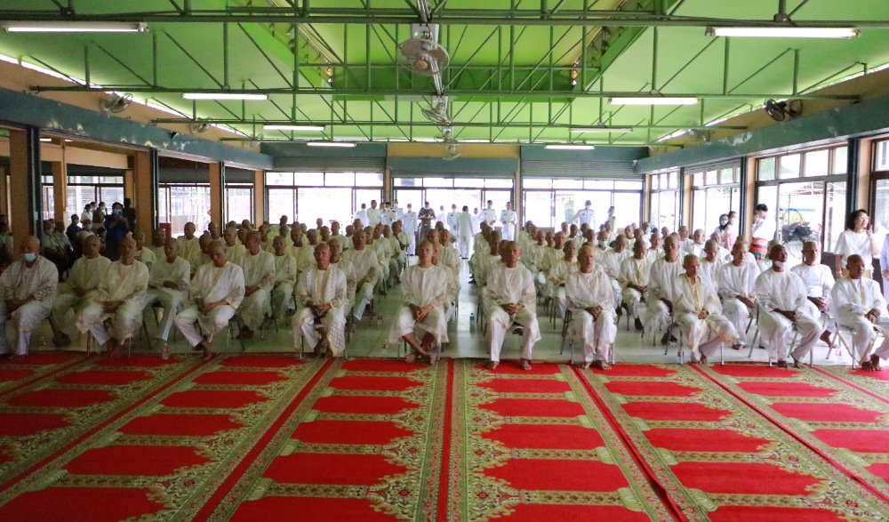 พิธีบรรพชาอุปสมบทพระภิกษุสามเณรและบวชศีลจาริณีภาคฤดูร้อนเฉลิมพระเกียรติสมเด็จพระกนิษฐาธิราชเจ้า กรมสมเด็จพระเทพรัตนราชสุดาฯ สยามบรมราชกุมารี