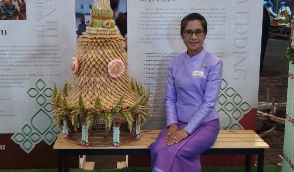 ถ่ายทอดองค์ความรู้สู่การปฏิบัติประเพณีบุญสารทเดือนสิบ:สาธิตการทำขนมสารทเดือนสิบ
