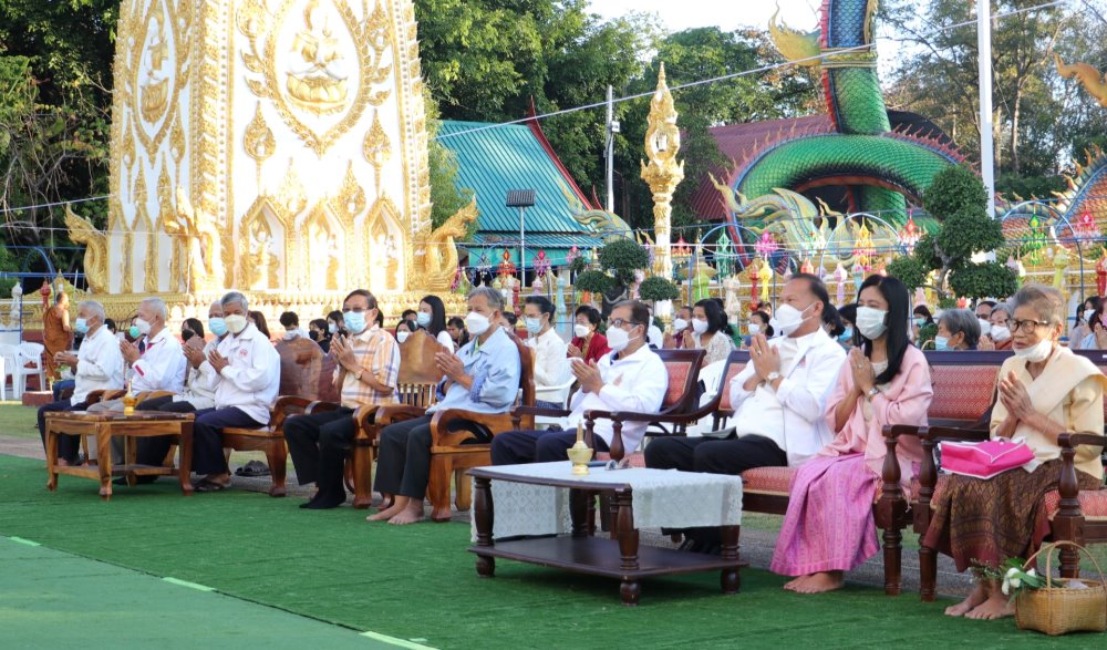 กิจกรรมทำบุญตักบาตรเนื่องในวันขึ้นปีใหม่ ประจำปี พุทธศักราช ๒๕๖๕