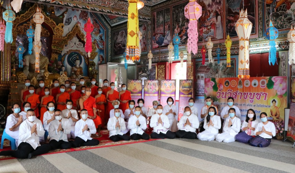 กิจกรรมส่งเสริมพระพุทธศาสนา เนื่องในเทศกาลวันวิสาขบูชา พุทธศักราช ๒๕๖๕ จังหวัดพะเยา (กิจกรรมปฏิบัติธรรม)