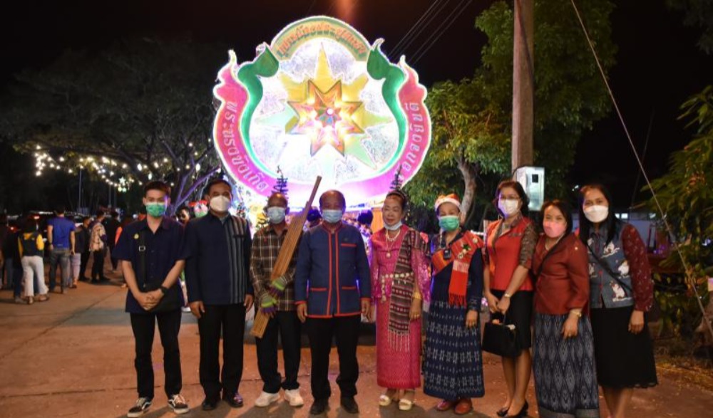 งาน “สีสันแห่งหนองหาร”(พิธีแห่ดาวทางน้ำ) ในงานประเพณีแห่ดาวเทศกาลคริสต์มาส จังหวัดสกลนคร ประจำปี ค.ศ.๒๐๒๑