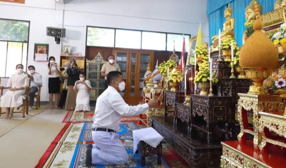 พิธีเจริญพระพุทธมนต์ ถวายพระราชกุศล แด่สมเด็จพระเจ้าลูกเธอ เจ้าฟ้าพัชรกิติยาภา นเรนทิรา เทพยวดี กรมหลวงราชสาริณีสิริพัชร มหาวัชรราชธิดา เนื่องในโอกาสวันคล้ายวันประสูติ ๗ ธันวาคม ๒๕๖๔