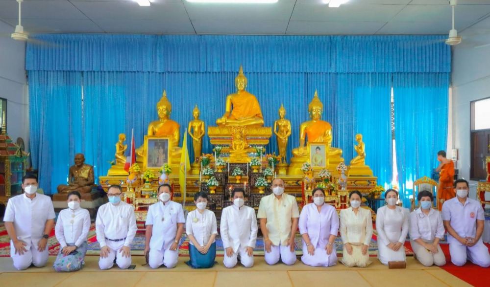 พิธีเจริญพระพุทธมนต์เฉลิมพระเกียรติเนื่องในโอกาสวันคล้ายวันประสูติ สมเด็จพระเจ้าลูกเธอ เจ้าฟ้าสิริวัณณวรี นารีรัตนราชกัญญา วันที่ ๘ มกราคม ๒๕๖๕