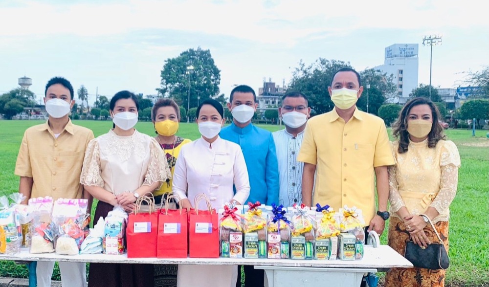 พิธีทำบุญตักบาตรวันขึ้นปีใหม่ ประจำปี ๒๕๖๕
