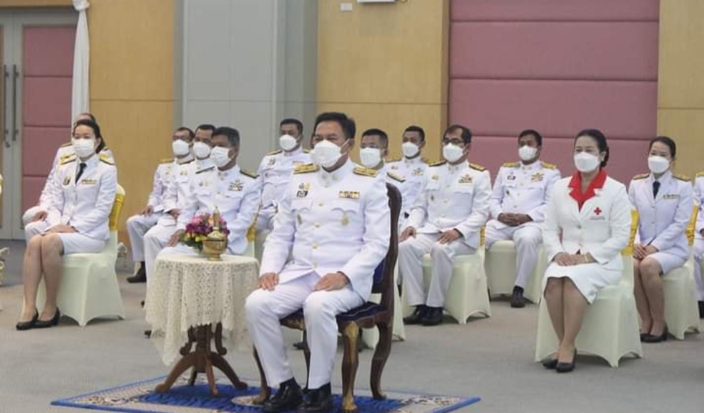 พิธีวางพานพุ่มถวายสักการะสดุดี เนื่องในวันพระบาทสมเด็จพระพุทธยอดฟ้าจุฬาโลกมหาราช และวันที่ระลึกถึงมหาจักรีบรมราชวงศ์