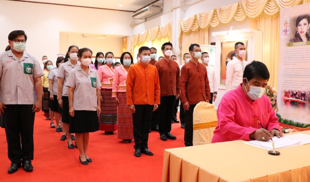 พิธีเจริญพระพุทธมนต์และพิธีลงนามถวายพระพร เฉลิมพระเกียรติสมเด็จเจ้าฟ้า ฯ กรมพระศรีสวางควัฒน วรขัตติยราชนารี เนื่องในโอกาสวันคล้ายวันประสูติ ๔ กรกฎาคม ๒๕๖๕