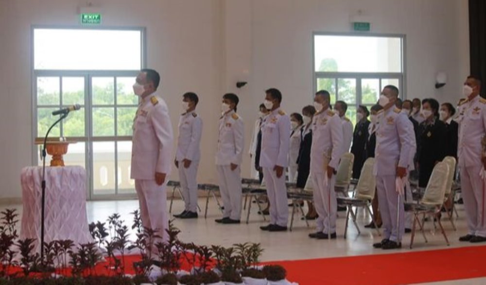 พิธีวางพวงมาลาถวายราชสักการะเนื่องใน "วันสมเด็จพระนารายณ์มหาราช " ๑๑ กรกฎาคม ๒๕๖๕ จังหวัดอุบลราชธานี