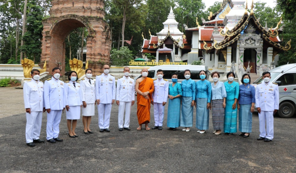 พิธีเจริญพระพุทธมนต์ เฉลิมพระเกียรติสมเด็จพระนางเจ้าสิริกิติ์ พระบรมราชินีนาถ พระบรมราชชนนีพันปีหลวง เนื่องในโอกาสมหามงคลเฉลิมพระชนมพรรษา ๙๐ พรรษา ๑๒ สิงหาคม ๒๕๖๕