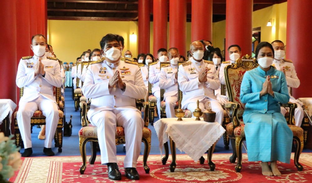 พิธีเจริญพระพุทธมนต์ เฉลิมพระเกียรติสมเด็จพระนางเจ้าสิริกิติ์ พระบรมราชินีนาถ พระบรมราชชนนีพันปีหลวง เนื่องในโอกาสมหามงคลเฉลิมพระชนมพรรษา ๙๐ พรรษา ๑๒ สิงหาคม ๒๕๖๕