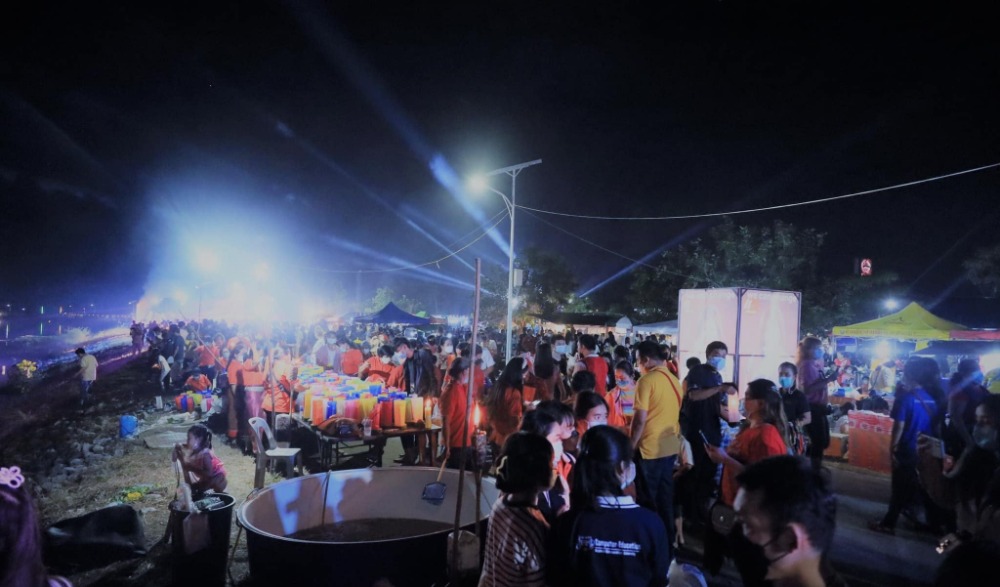 ประเพณีลอยกระทง สืบสานวัฒนธรรมแห่งสายน้ำ จังหวัดมหาสารคาม ประจำปี พ.ศ.๒๕๖๕