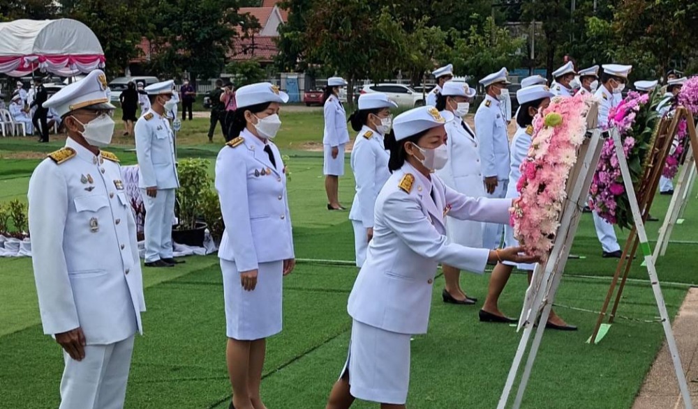 พิธีวางพวงมาลา เนื่องในวันคล้ายวันสวรรคต พระบาทสมเด็จพระจุลจอมเกล้าเจ้าอยู่หัว  “วันปิยมหาราช” ประจำปี ๒๕๖๕