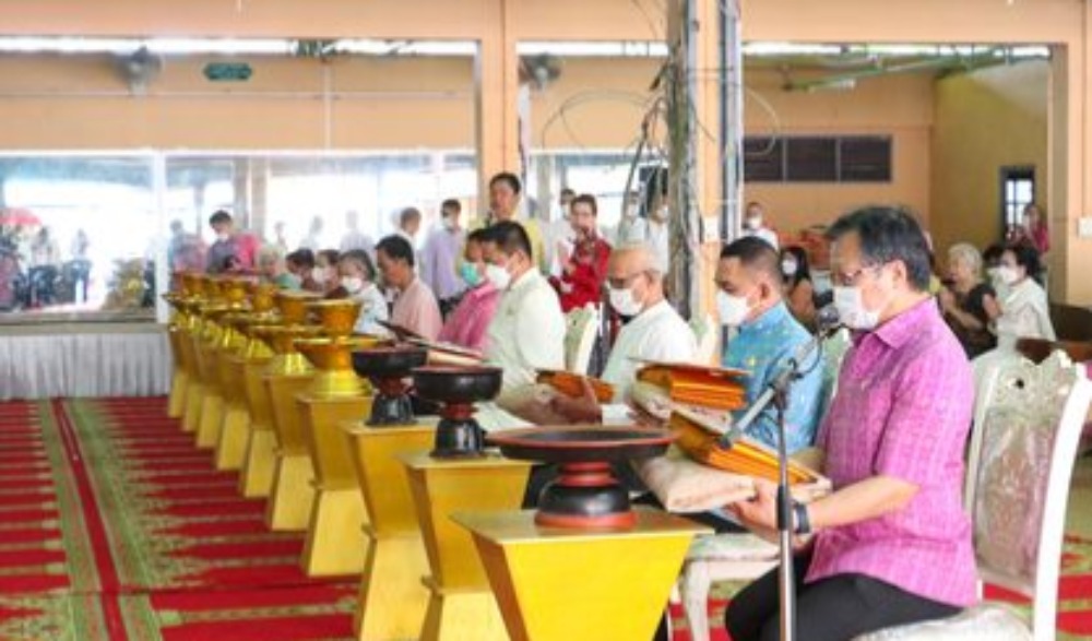 โครงการสืบสานวัฒนธรรมประเพณี “งานทอฝ้ายเป็นสายบุญจุลกฐิน ถิ่นอุบล คนมีธรรม” ครั้งที่ ๑๔ ประจำปี ๒๕๖๕ จังหวัดอุบลราชธานี