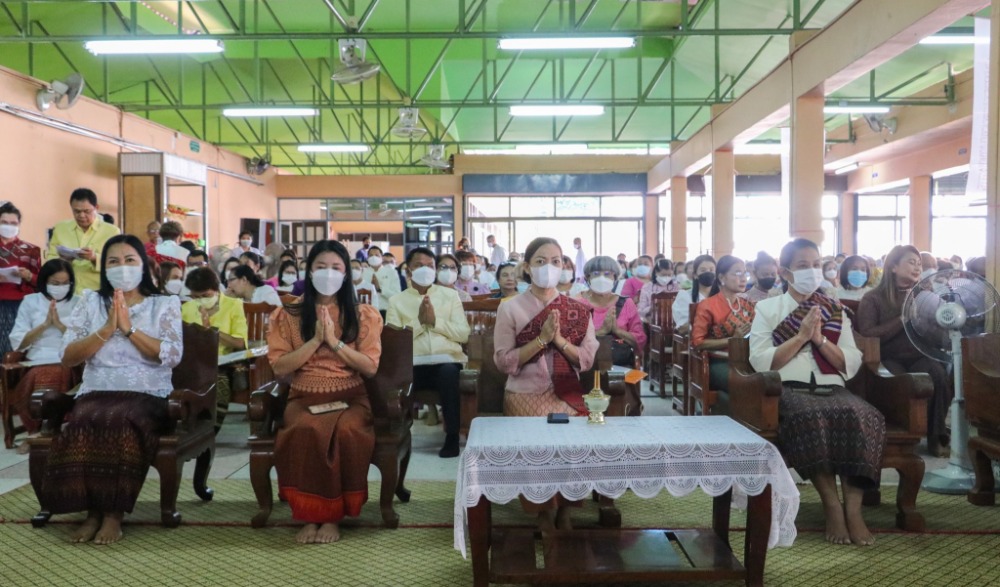 โครงการสืบสานวัฒนธรรมประเพณี “งานทอฝ้ายเป็นสายบุญจุลกฐิน ถิ่นอุบล คนมีธรรม” ครั้งที่ ๑๔ ประจำปี ๒๕๖๕ จังหวัดอุบลราชธานี