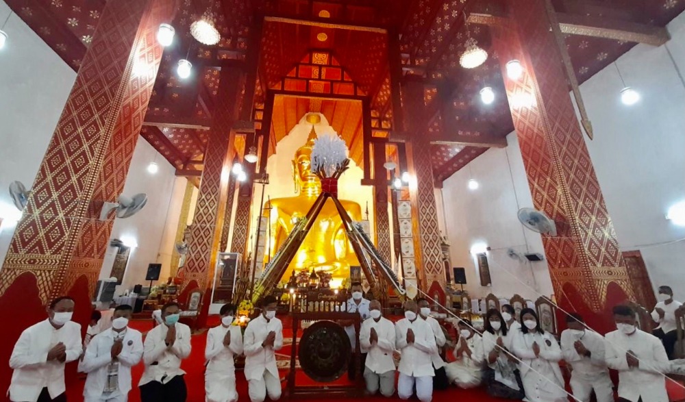 กิจกรรมสวดมนต์ข้ามปี เสริมสิริมงคลทั่วไทย ส่งท้ายปีเก่า ต้อนรับศักราชใหม่ ๒๕๖๖ ประจำปีงบประมาณ พ.ศ. ๒๕๖๖ จังหวัดพะเยา
