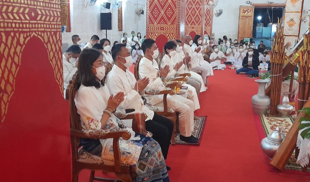 กิจกรรมสวดมนต์ข้ามปี เสริมสิริมงคลทั่วไทย ส่งท้ายปีเก่า ต้อนรับศักราชใหม่ ๒๕๖๖ ประจำปีงบประมาณ พ.ศ. ๒๕๖๖ จังหวัดพะเยา