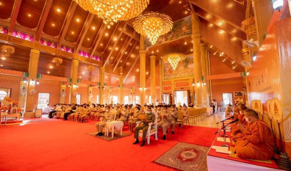 พิธีเจริญพระพุทธมนต์และพิธีตักบาตรถวายพระราชกุศลเพื่อถวายพระพรแด่สมเด็จพระเจ้าลูกเธอ เจ้าฟ้าพัชรกิติยาภา นเรนทิราเทพยวดี กรมหลวงราชสาริณีสิริพัชร มหาวัชรราชธิดา