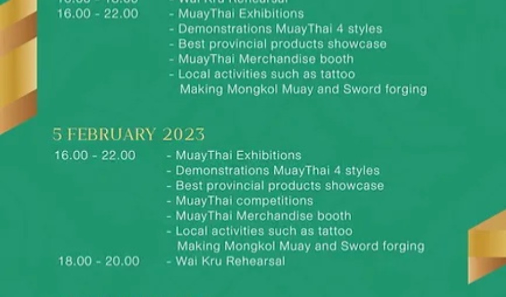 Amazing MuayThai Festival 2023