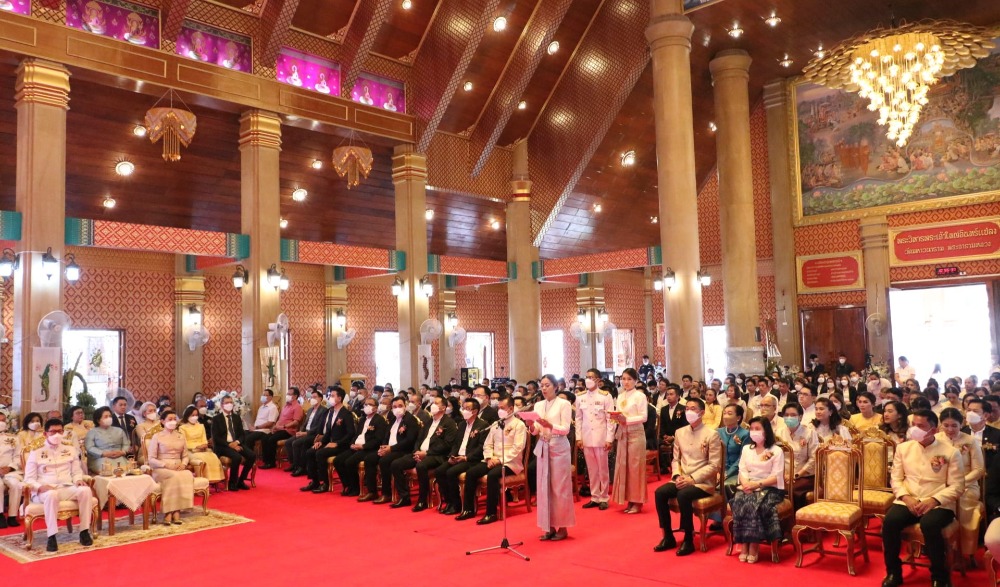 พิธีถวายผ้าพระกฐินพระราชทาน ประจำปี พ.ศ. ๒๕๖๕ จังหวัดอุบลราชธานี (วัดมหาวนาราม)