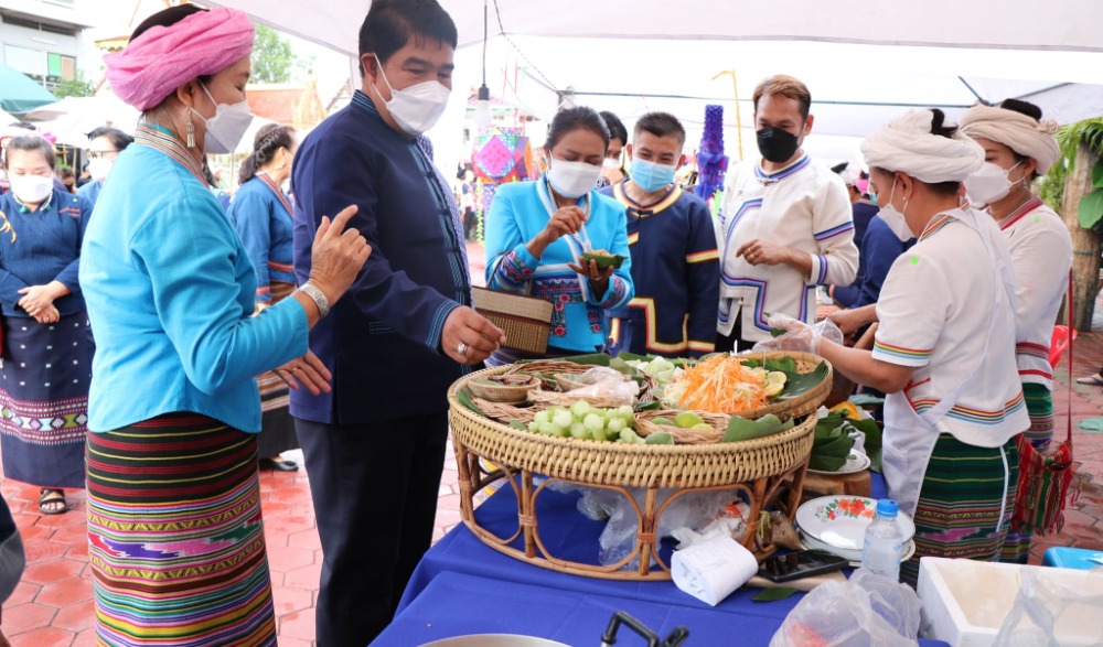 โครงการถนนสายวัฒนธรรม ตลาดวัฒนธรรม ชุมชนไทลื้อเมืองมาง ประจำปี พ.ศ. ๒๕๖๖