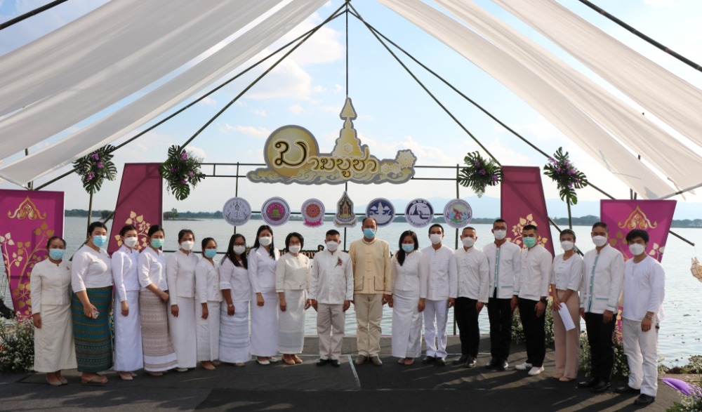งานเวียนเทียนทางน้ำกลางกว๊านพะเยา ครั้งที่ ๔๗ เนื่องในวันมาฆบูชา