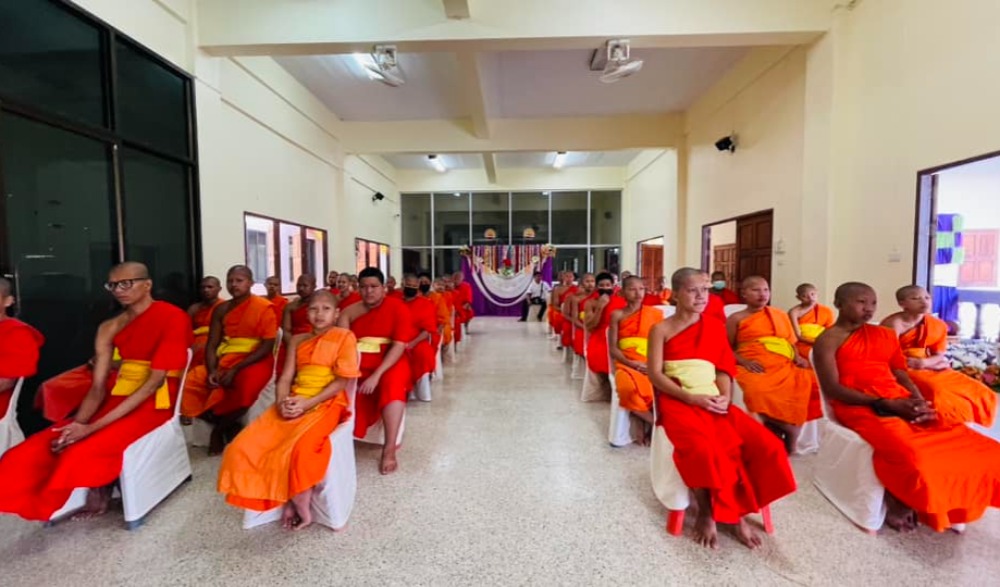 งานบรรพชาสามเณร และบวชศีลจาริณี เฉลิมพระเกียรติสมเด็จพระกนิษฐาธิราชเจ้า กรมสมเด็จพระเทพรัตนราชสุดา สยามบรมราชกุมารี