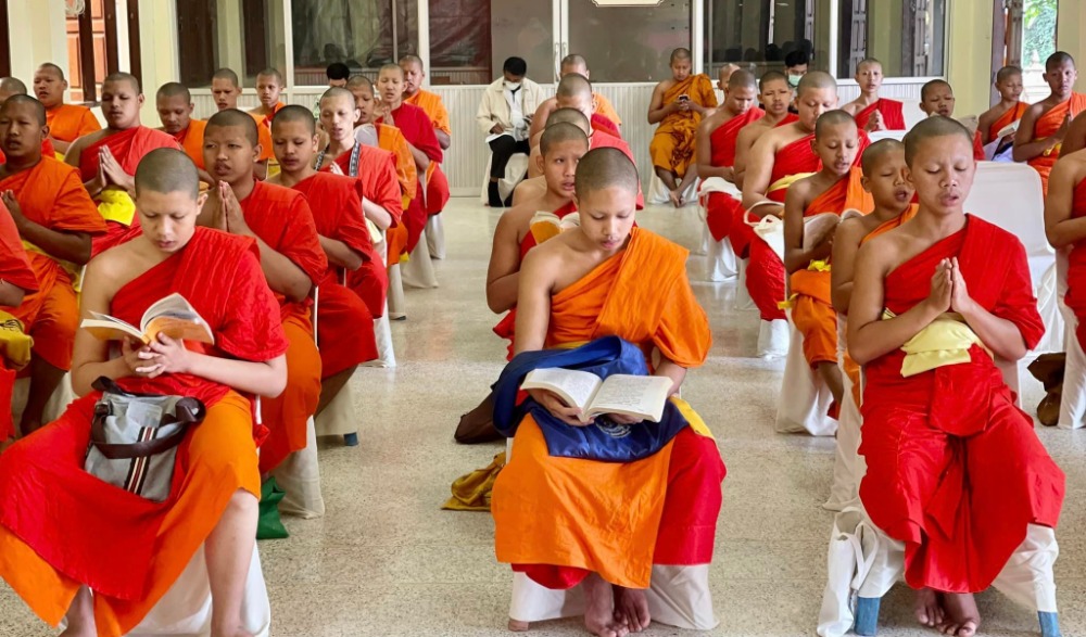 งานบรรพชาสามเณร และบวชศีลจาริณี เฉลิมพระเกียรติสมเด็จพระกนิษฐาธิราชเจ้า กรมสมเด็จพระเทพรัตนราชสุดา สยามบรมราชกุมารี