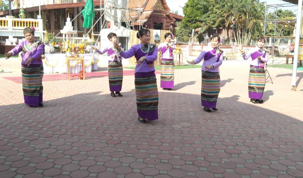 ประเพณีกำฟ้า  วัดลานคา