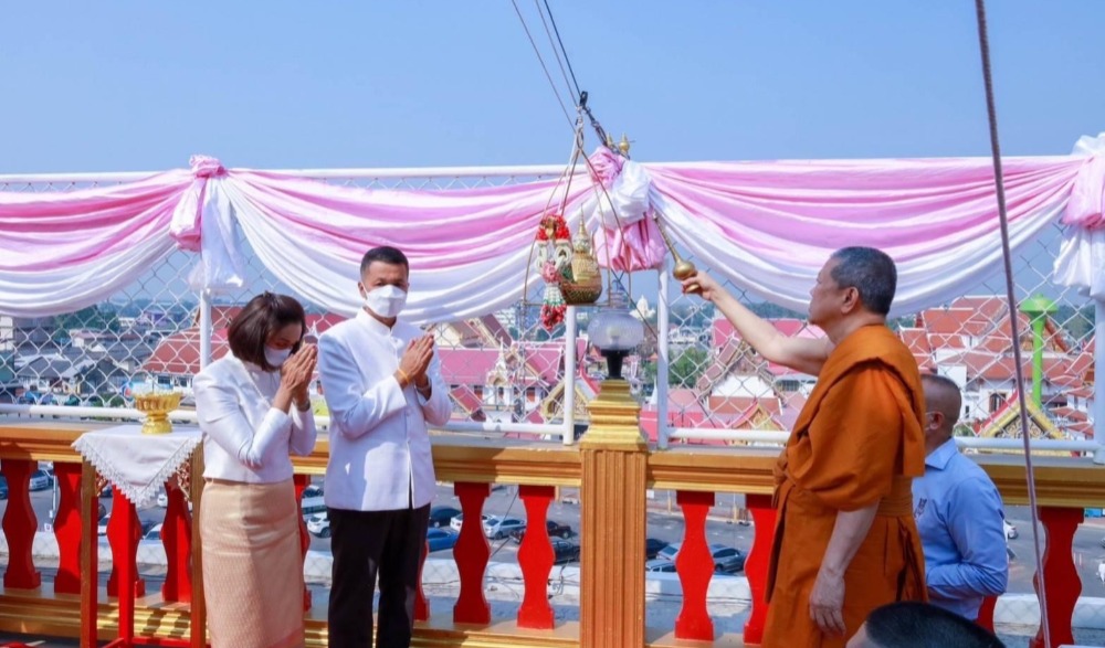 พิธีวางศิลาฤกษ์พระอุโบสถหลังใหม่ วัดเพชรสมุทรวรวิหาร