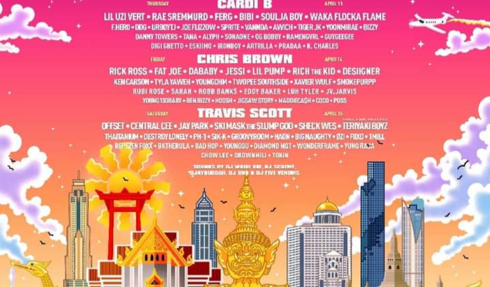 เทศกาลดนตรี Rolling Loud Thailand