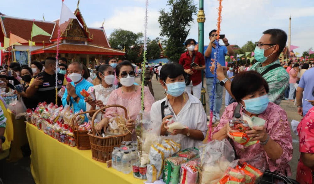 งานประเพณีตักบาตรเทโว ประจำปี 2566 ณ วัดสังกัสรัตนคีรี จังหวัดอุทัยธานี ในระหว่างวันที่  10 – 11 ตุลาคม 2566