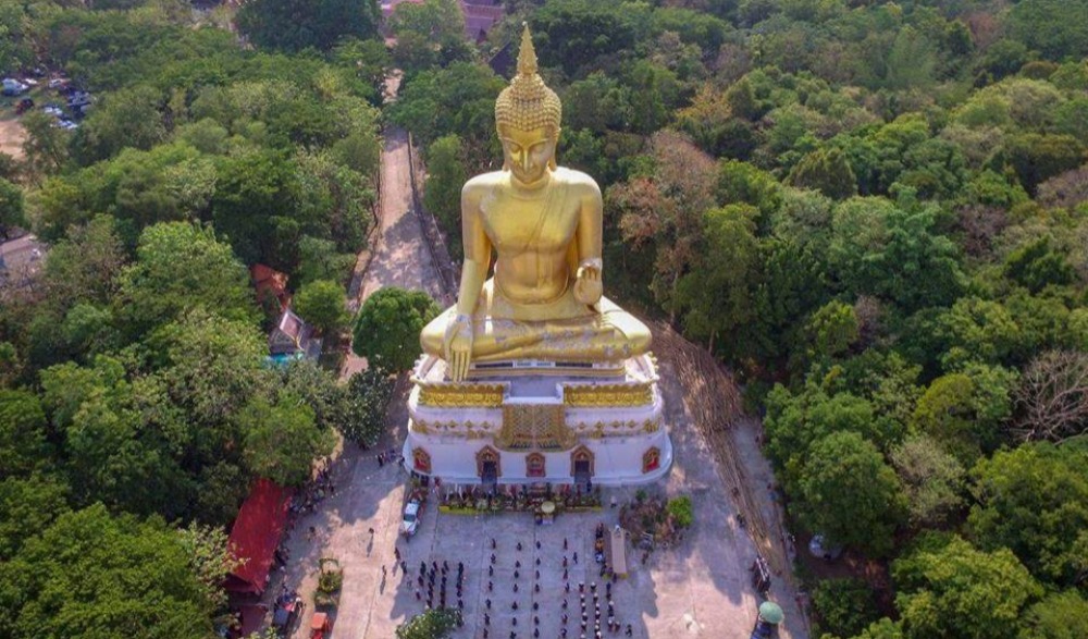 ประเพณีแห่ค้างดอกไม้ ไหว้หลวงพ่อโต โชว์ผ้าทอลายโบราณ สืบสานประเพณีท้องถิ่น  จังหวัดอุทัยธานี ประจำปี 2566
