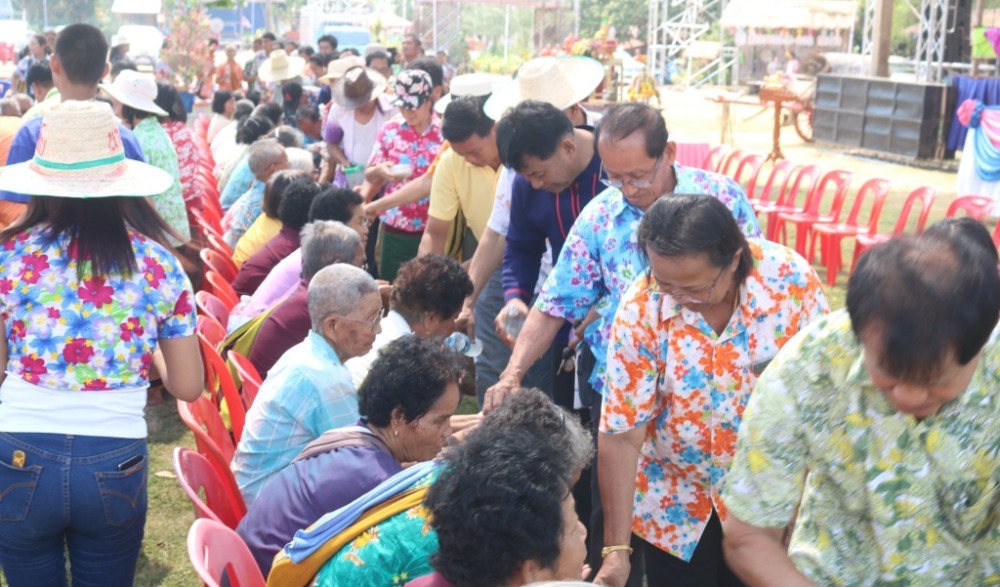 ประเพณีสงกรานต์ ตำบลน้ำอ่าง อำเภอตรอน ประจำปี ๒๕๖๖