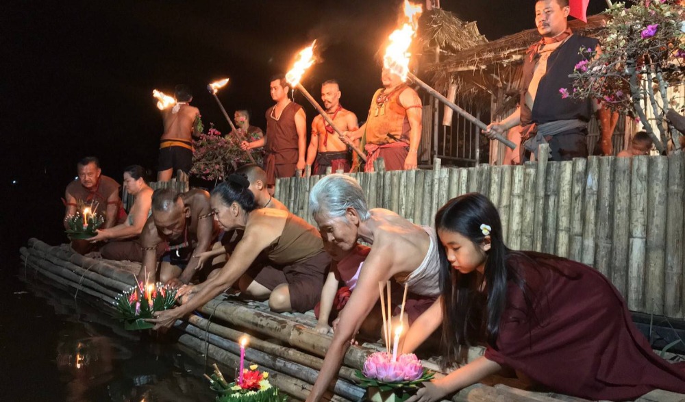 ประเพณีทีปะวารี  ณ บ้านระจันวันเพ็ญ
