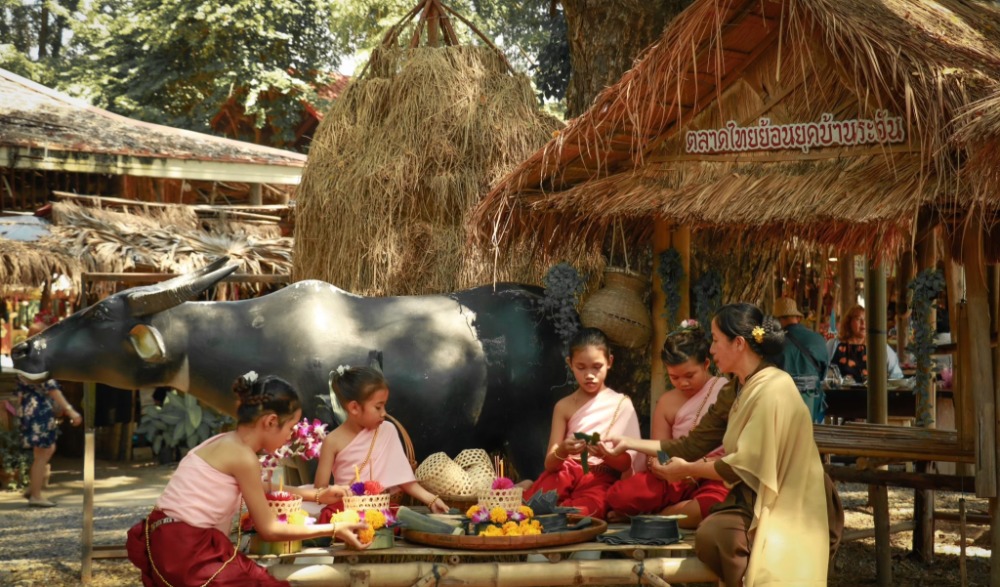 ประเพณีทีปะวารี  ณ บ้านระจันวันเพ็ญ