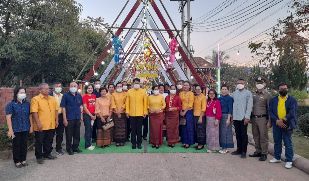 งานประเพณีบุญข้าวจี่ ชิมข้าวแดกงา เว้าจาภาษาไทเลย