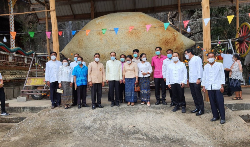 งานประเพณี”สักการะหลวงพ่อพระไชยเชษฐาธิราช ประเพณีบุญข้าวจี่ใหญ่”