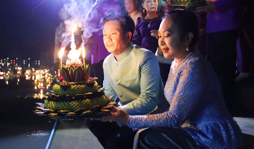 ประเพณีลอยกระทง สืบสานวัฒนธรรมแห่งสายน้ำ จังหวัดมหาสารคาม ประจำปี พ.ศ.๒๕๖๖