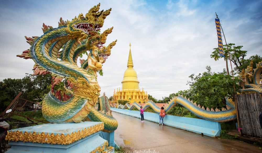 งานบุญเมืองมหาสารคามสุดอลังการ งานบุญใหญ่ ฉลองอุโบสถไม้ตะเคียนทองหลังใหญ่ วัดป่าวังน้ำเย็น