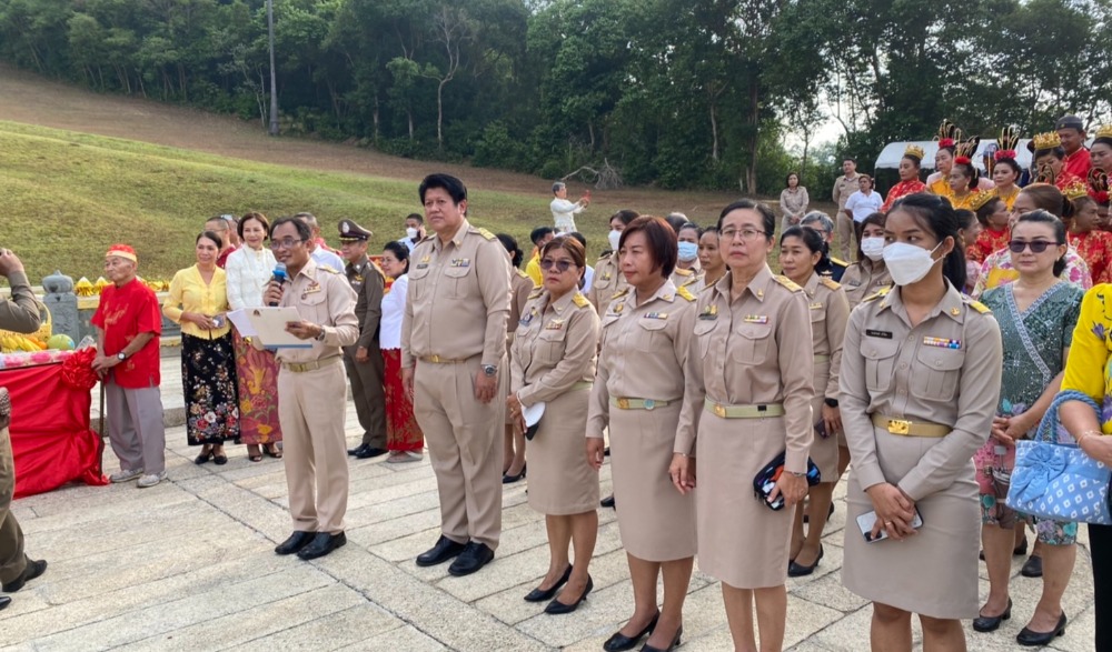พิธีไหว้ฟูเซิน งานเทศกาลเช็งเม้ง ไหว้สุสานเจ้าเมืองระนอง (คอซู้เจียง)