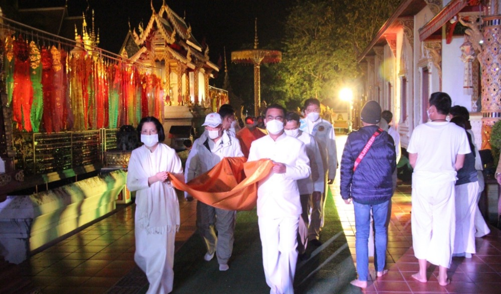 สวดมนต์ข้ามปี ประจำปี ๒๕๖๕ ลำพูน