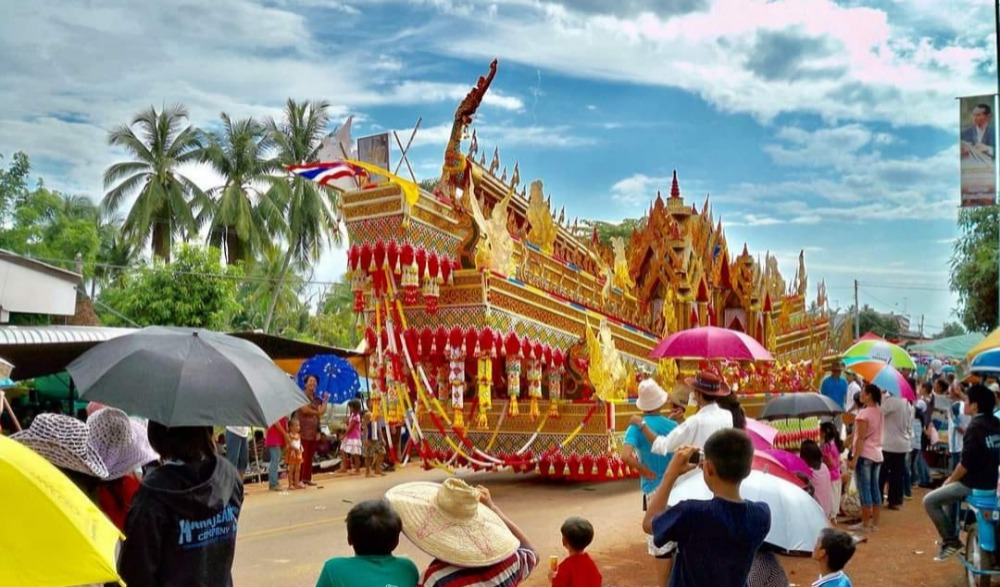 ประเพณีบุญบั้งไฟของเทศบาลตำบลเวียงคุก