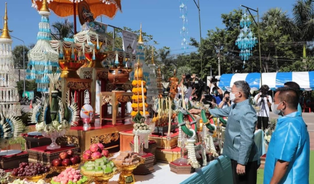 พิธีบวงสรวงองค์ปู่ องค์ย่า พญานาค