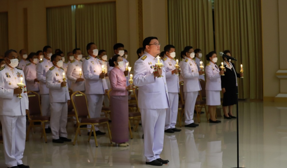 พิธีถวายราชสักการะ วางพานพุ่ม จุดเทียนถวายพระพรชัยมงคล สมเด็จพระนางเจ้าฯ พระบรมราชินี เนื่องในโอกาสวันเฉลิมพระชนมพรรษา 3 มิถุนายน 2566