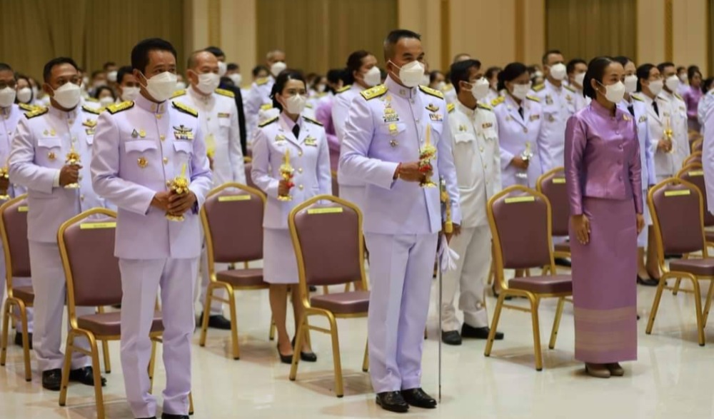 พิธีถวายราชสักการะ วางพานพุ่ม จุดเทียนถวายพระพรชัยมงคล สมเด็จพระนางเจ้าฯ พระบรมราชินี เนื่องในโอกาสวันเฉลิมพระชนมพรรษา 3 มิถุนายน 2566